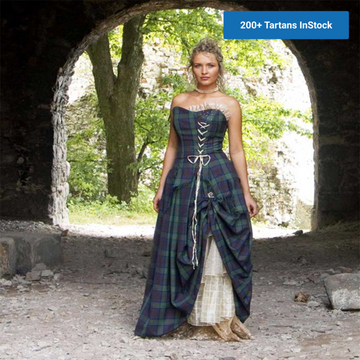Bella Tartan Wedding Dress -biznimart